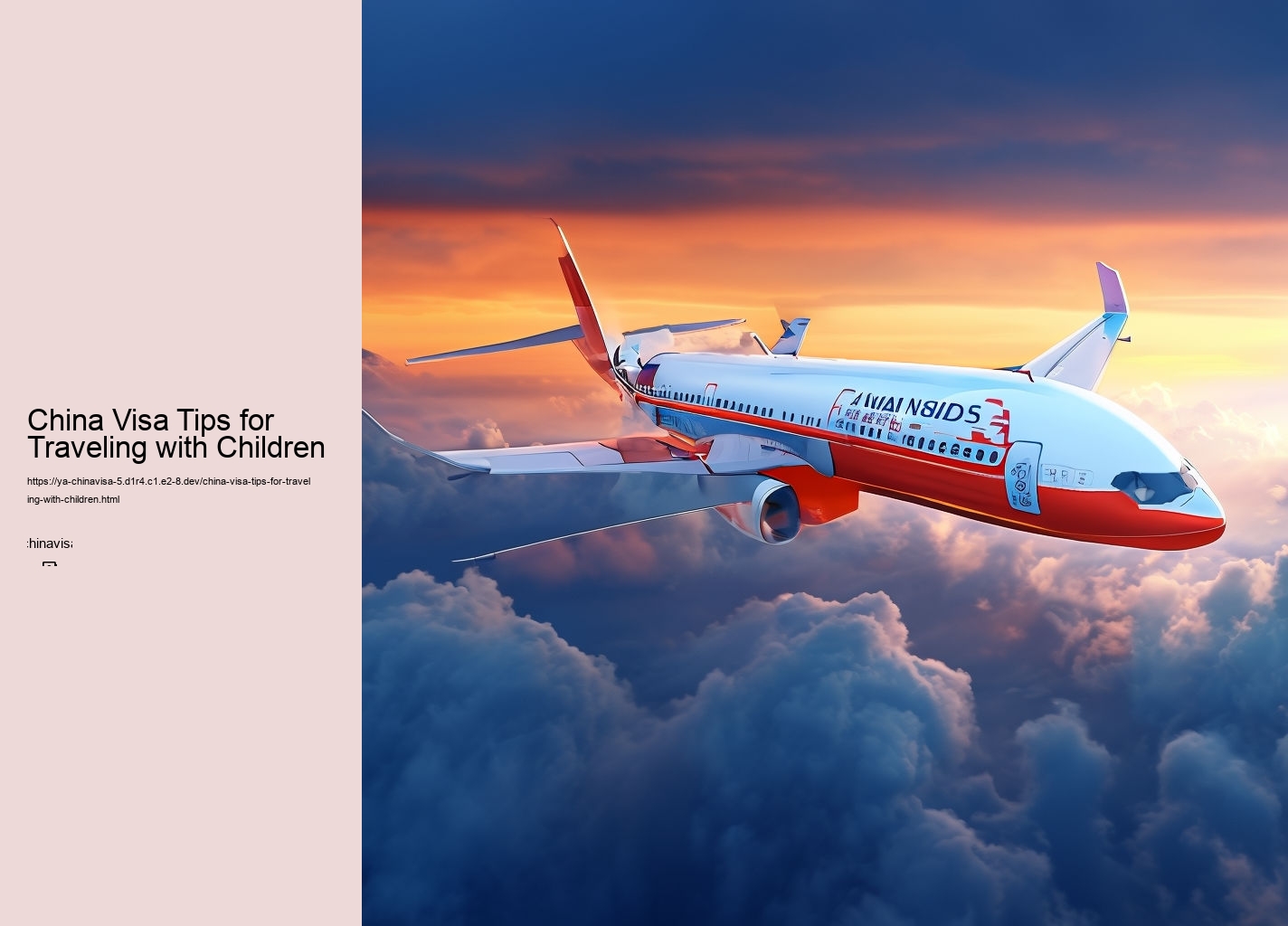 China Visa Tips for Traveling with Children